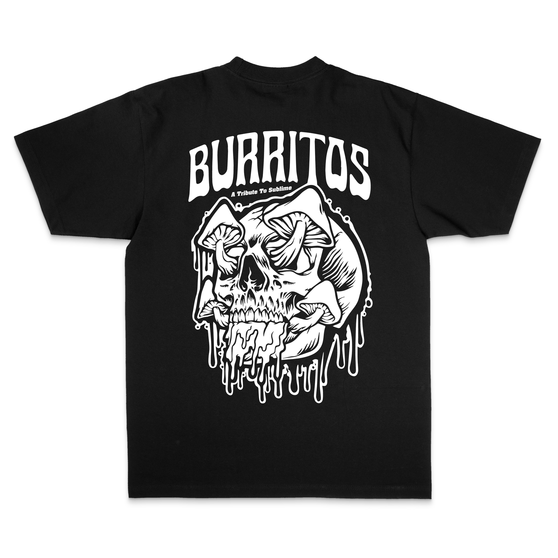 Mushroom Skull Tee - Black