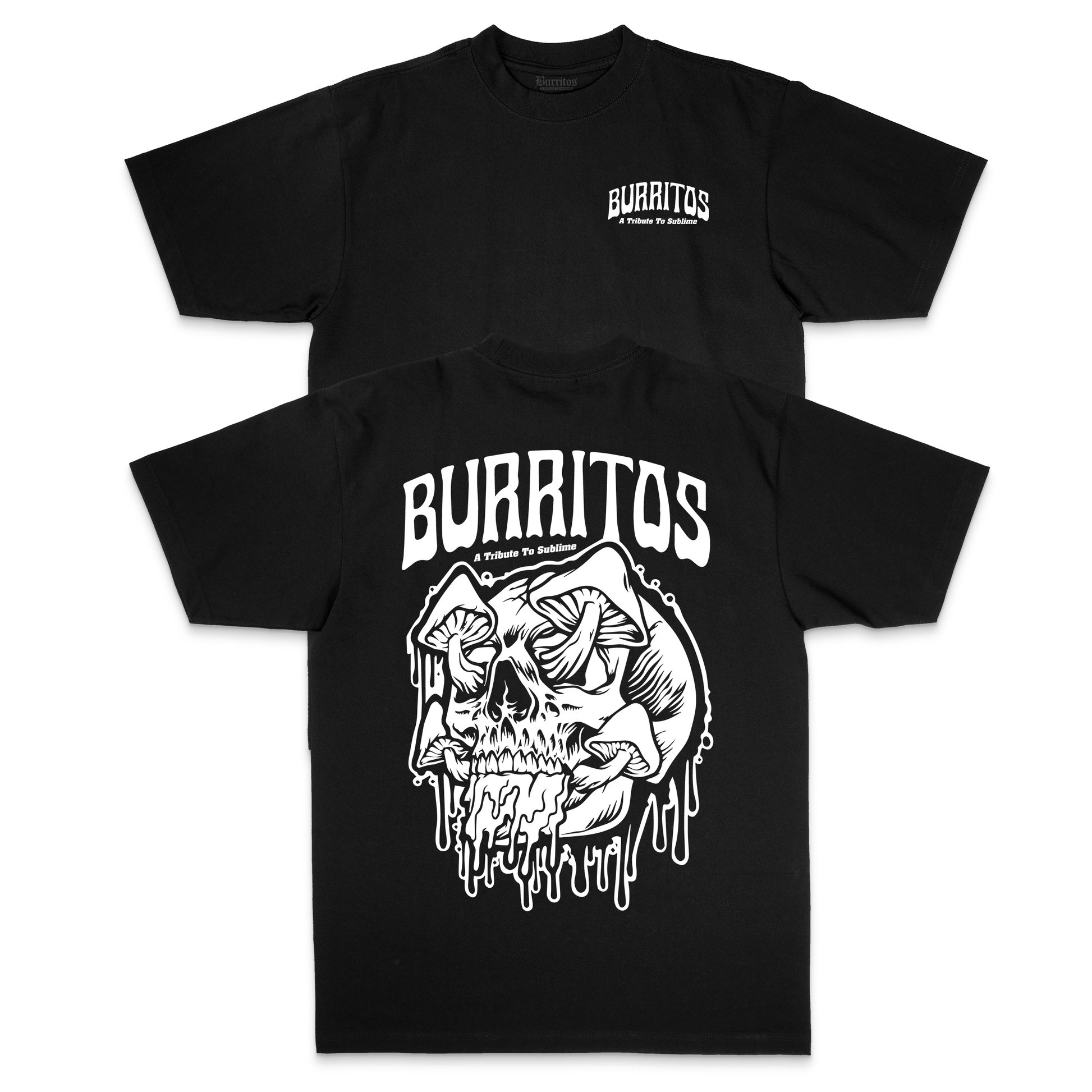 Mushroom Skull Tee - Black