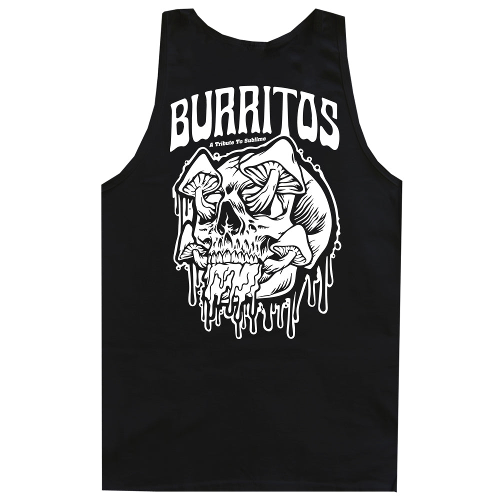 Mushroom Skull Tank - Black