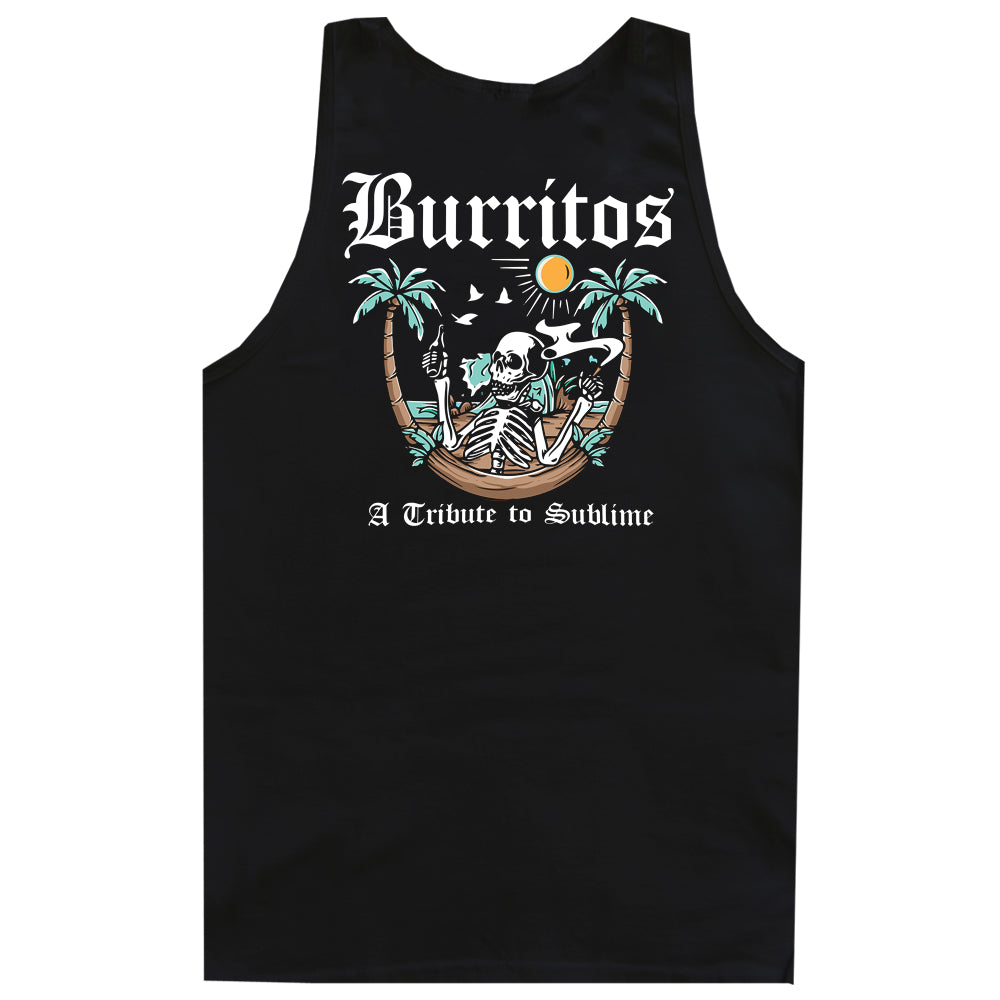 Skull Beach Tank - Black